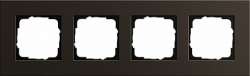 Gira ESP Коричневый анодированный алюминий Рамка 4-ая арт. 0214127