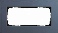 Gira ESP Lenoleum-Multiplex синий Рамка 2-ая без перегородки арт. 1002227