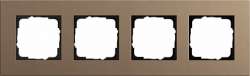 Gira ESP Lenoleum-Multiplex светло-коричневый Рамка 4-ая арт. 0214221