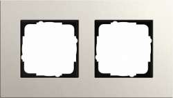 Gira ESP Lenoleum-Multiplex светло-серый Рамка 2-ая арт. 0212220