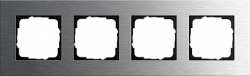 Gira ESP Сталь Рамка 4-ая арт. 0214219
