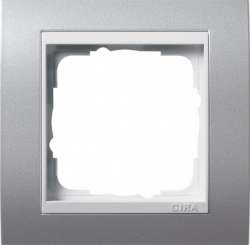 Gira EV Алюминий/бел Рамка 1-ая арт. 0211326