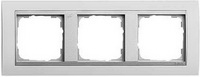 Gira EV Алюминий/бел Рамка 3-ая арт. 021326