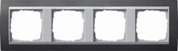 Gira EV Антрацит/алюминий Рамка 4-ая арт. 021481