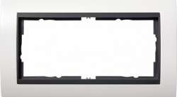 Gira EV Бел/антрацит Рамка 2-ая без перегородки арт. 100207