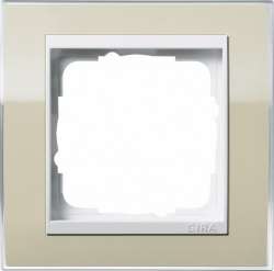 Gira EV CL Песочный/Бел Рамка 1-ая арт. 0211773