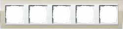 Gira EV CL Песочный/Бел Рамка 5-ая арт. 0215773