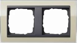 Gira EV CL Песочный/антрацит Рамка 2-ая арт. 0212778