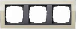 Gira EV CL Песочный/антрацит Рамка 3-ая арт. 0213778