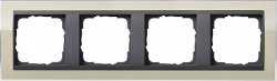 Gira EV CL Песочный/антрацит Рамка 4-ая арт. 0214778