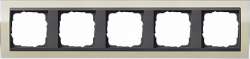 Gira EV CL Песочный/антрацит Рамка 5-ая арт. 0215778