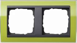 Gira EV CL Зеленый/антрацит Рамка 2-ая арт. 0212748