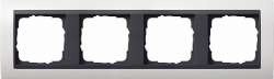 Gira EV Глянцевый Бел/антрацит Рамка 4-ая арт. 0214808