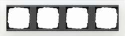 Gira EV Матово-Бел/антрацит Рамка 4-ая арт. 021424