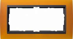 Gira EV Матово-янтарный/антрацит Рамка 2-ая без перегородки арт. 100214