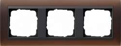 Gira EV Матово-коричневый/антрацит Рамка 3-ая арт. 021313