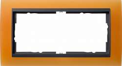 Gira EV Матово-оранжевый/антрацит Рамка 2-ая без перегородки арт. 100287