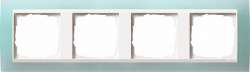 Gira EV Полупрозрачн. зелен. - Глянцевый Бел Рамка 4-я арт. 0214395
