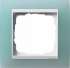 Gira EV Полупрозрачн.зеленая/глянц.бел Рамка 1-ая арт. 0211395