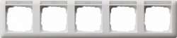 Gira F-L Бел Рамка 5-я горизонтальная с полем для надписи арт. 109527