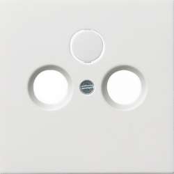 Gira F100 Бел глянц Накладка TV-FM-(SAT)розетки арт. 0869112