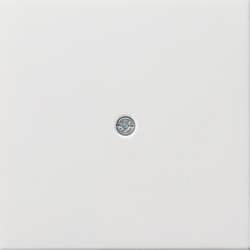 Gira F100 Бел глянц Накладка ввода кабеля арт. 0274112