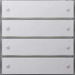 Gira F100 Бел глянц Настенный сверхплоский радиопередатчик 4-канальный арт. 2254112