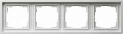 Gira F100 Бел глянц Рамка 4-ая арт. 0214112