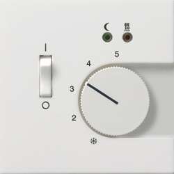 Gira F100 Бел глянц Регулятор тёплого пола арт. 0394112