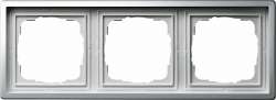Gira F100 Хром Рамка 3-ая арт. 0213115