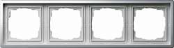 Gira F100 Хром Рамка 4-ая арт. 0214115