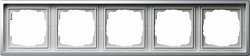 Gira F100 Хром Рамка 5-ая арт. 0215115