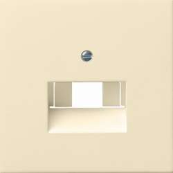 Gira F100 Крем Накладка 50*50мм для розеток UAE/IAE арт. 0270111