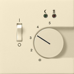 Gira F100 Крем глянц Регулятор тёплого пола арт. 0394111