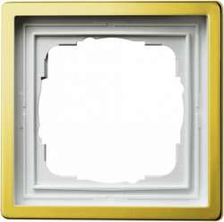 Gira F100 Латунь Рамка 1-ая арт. 0211113