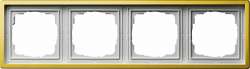 Gira F100 Латунь Рамка 4-ая арт. 0214113