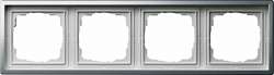 Gira F100 Платина Рамка 4-ая арт. 0214114
