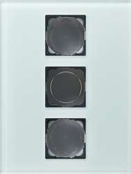 Gira FKB-SYS Стекло Накладка для модульной стойки 3-постовая арт. 138318