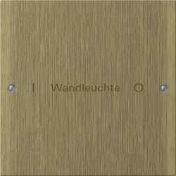 Gira Instabus Бронза Набор клавиш 1-местн (гравировка) арт. 2131607