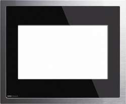 Gira KNX/EIB Черный стекло/алюминий Рамка арт. 208005
