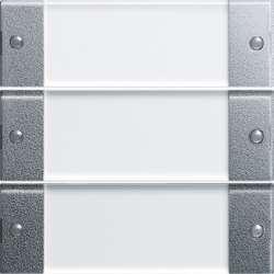 Gira EV Алюминий/бел Рамка 3-ая арт. 0213326