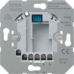 Gira Мех Вставка управления жалюзи электронная (макс 1000 ВА) 4-х пров подкл арт. 039900