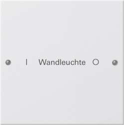 Gira Набор клавиш 1-местный, с возможностью нанесения надписей арт. 220127