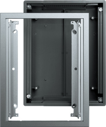 Gira Рамка с монтажной коробкой для элементов модульной стойки (скрытая проводка) арт. 125204