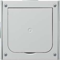 Gira S-55 Алюминий Лючок напольный для скрытого монтажа арт. 011800