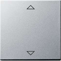 Gira S-55 Алюминий Накладка сенсорного выключателя жалюзийного, с функцией памяти арт. 082226
