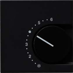 Gira S-55 Антрацит Накладка для регулятора температуры пола с поворотной ручкой арт. 149028