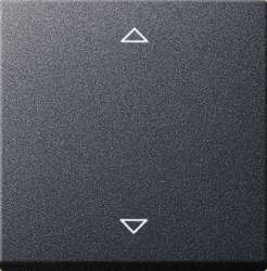 Gira S-55 Антрацит Накладка системы управления жалюзи Standard арт. 232428