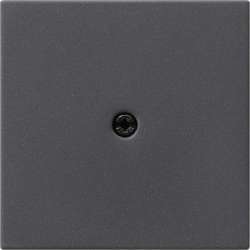 Gira S-55 Антрацит Накладка ввода кабеля арт. 027428