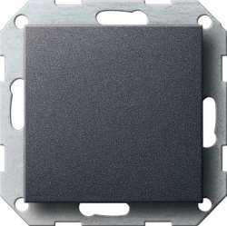 Gira S-55 Антрацит Заглушка с опорной платой арт. 026828